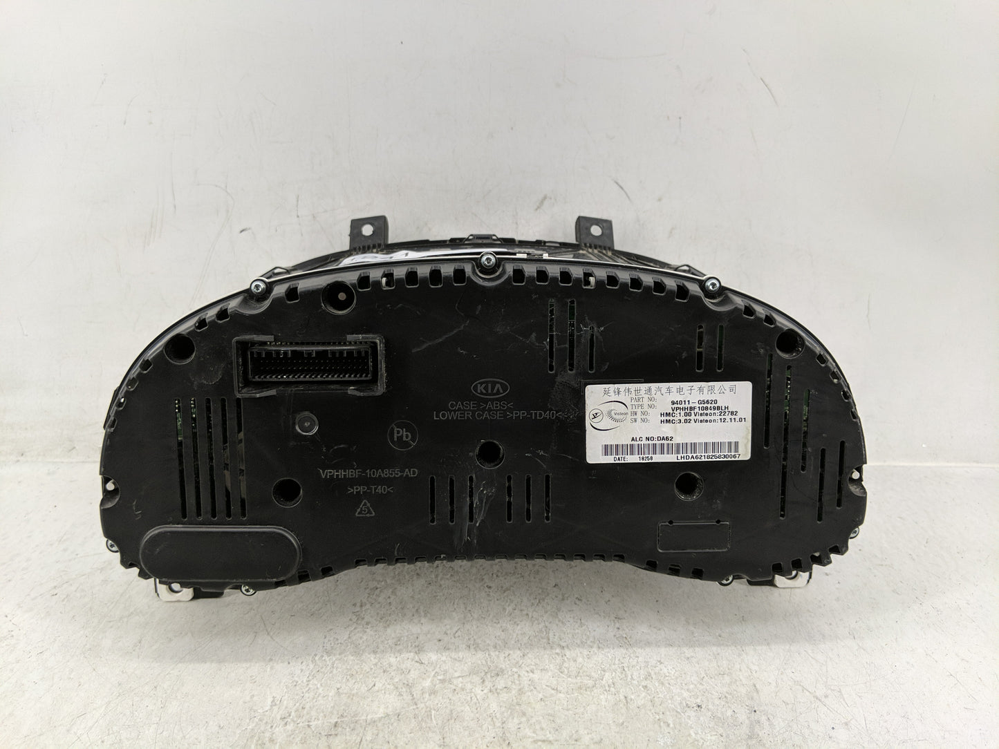 2018-2019 Kia Niro Instrument Cluster Speedometer Gauges P/N:94011-G5620 Fits Fits 2018 2019 OEM Used Auto Parts - Oemusedau