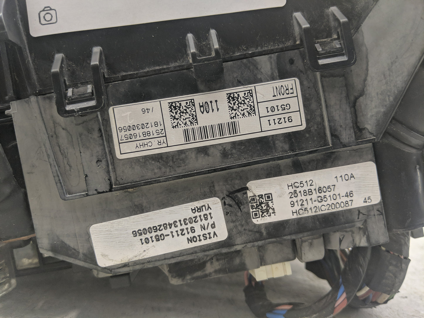 2017-2019 Kia Niro Fusebox Fuse Box Panel Relay Module P/N:91211-G5101 Fits Fits 2017 2018 2019 OEM Used Auto Parts - Oemuse