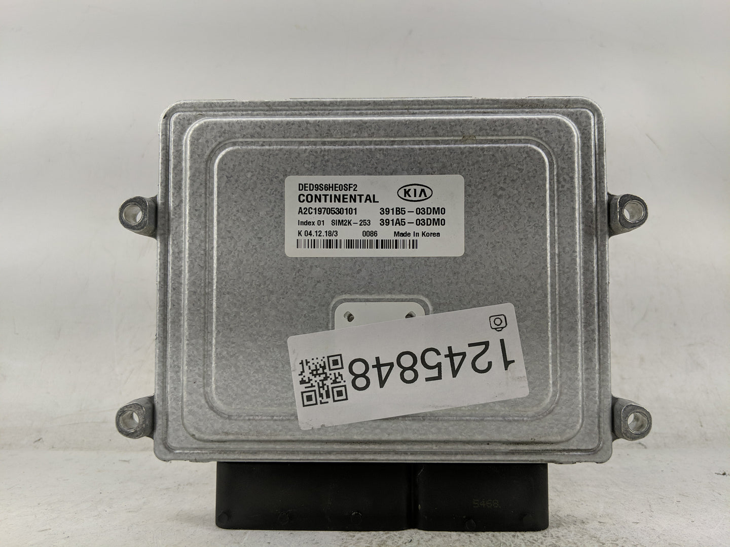 2018-2020 Kia Niro PCM Engine Control Computer ECU ECM PCU OEM P/N:391B5-03DM0 391B1-03DM0 Fits Fits 2018 2019 2020 OEM Used