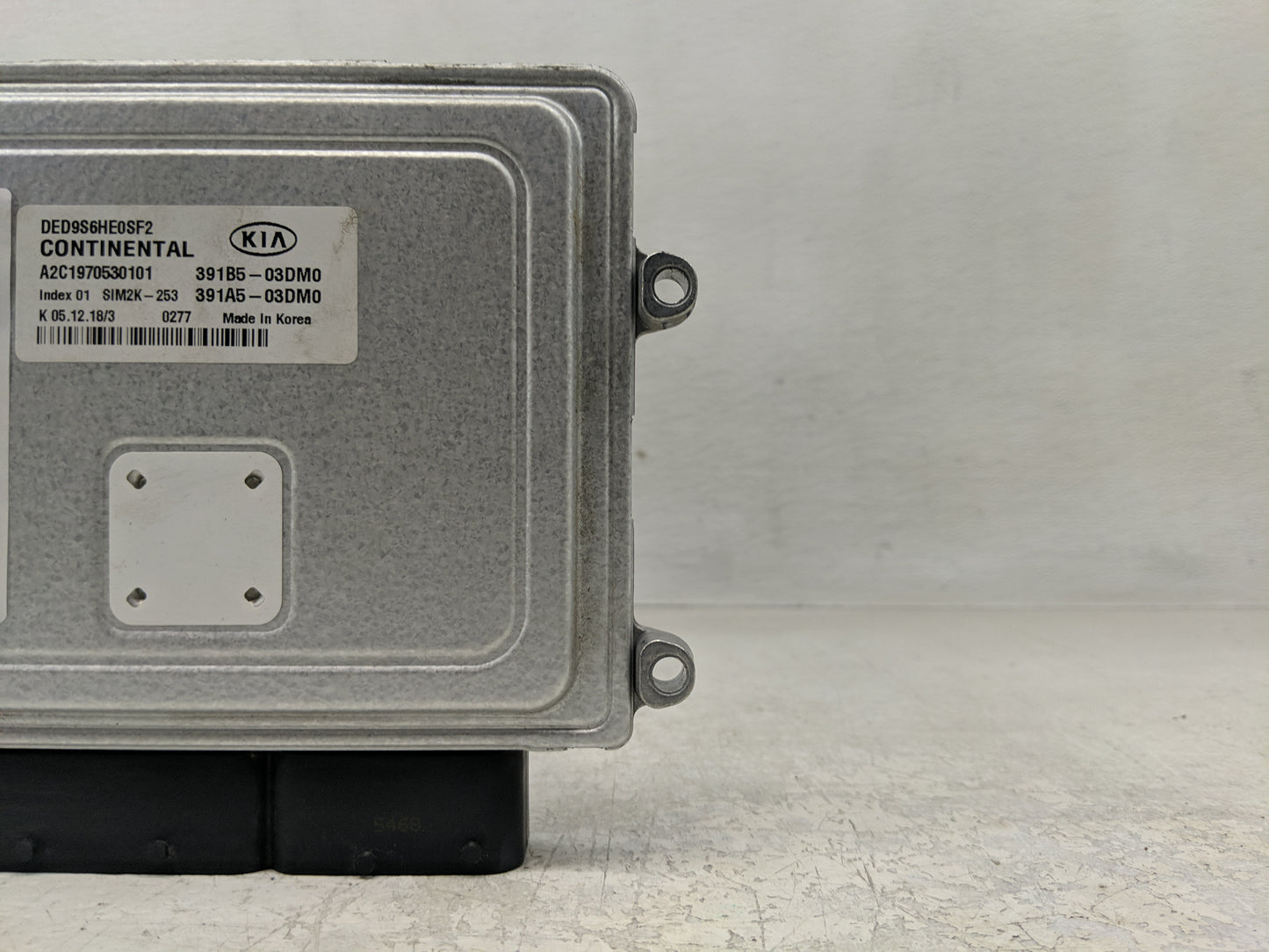 2019-2020 Kia Niro PCM Engine Control Computer ECU ECM PCU OEM P/N:391B1-03DM0 Fits Fits 2019 2020 OEM Used Auto Parts - Oem