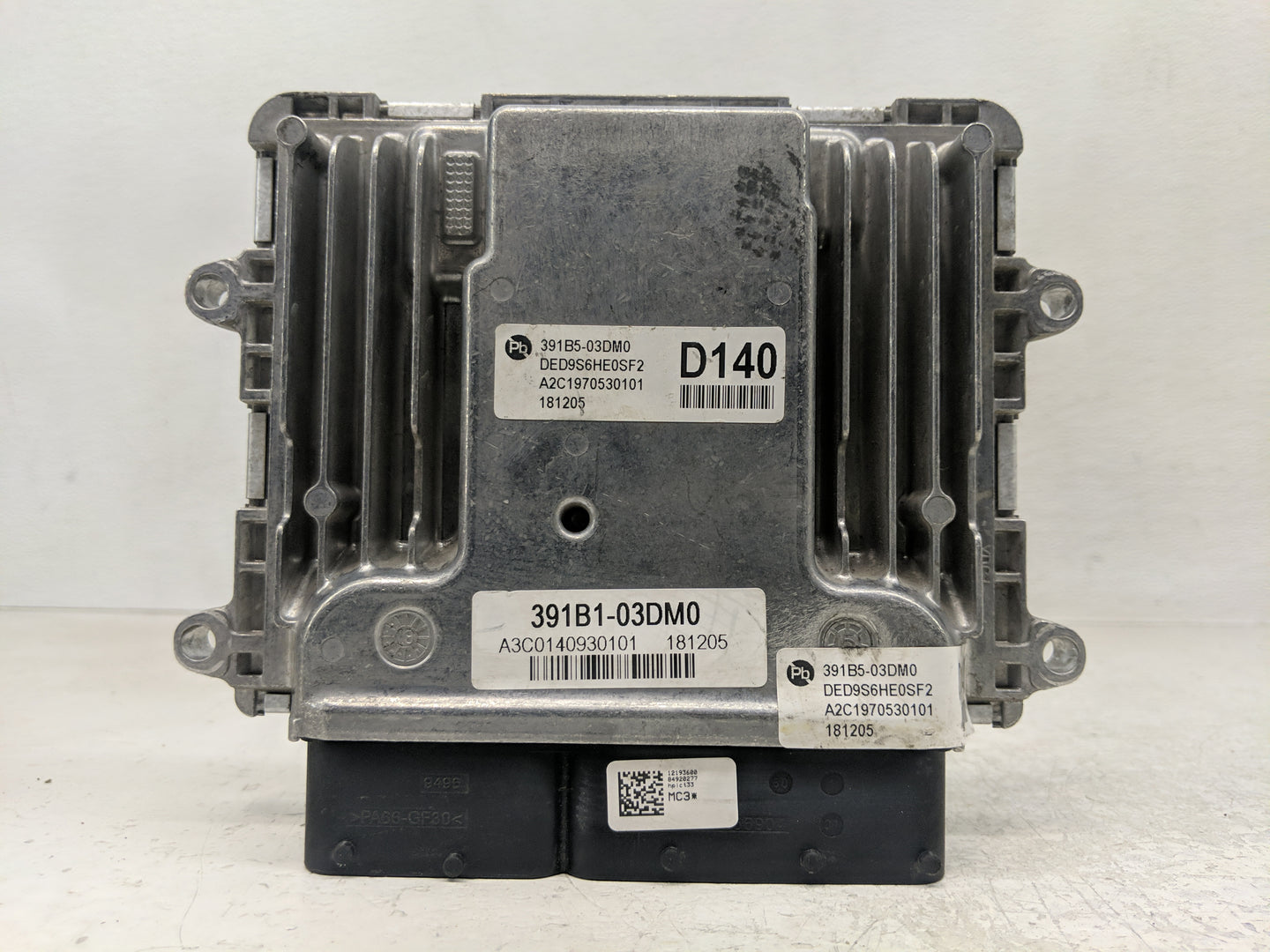 2019-2020 Kia Niro PCM Engine Control Computer ECU ECM PCU OEM P/N:391B1-03DM0 Fits Fits 2019 2020 OEM Used Auto Parts - Oem