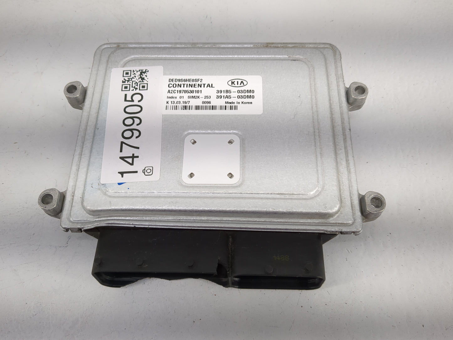 2019-2020 Kia Niro PCM Engine Control Computer ECU ECM PCU OEM P/N:391B5-03DM0 391A5-03DM0, A2C1970530101 Fits Fits 2019 202