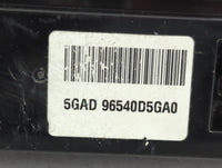 2019 Kia Optima Radio AM FM Cd Player Receiver Replacement P/N:96540D5GA0 Fits OEM Used Auto Parts - Oemusedautoparts1.com