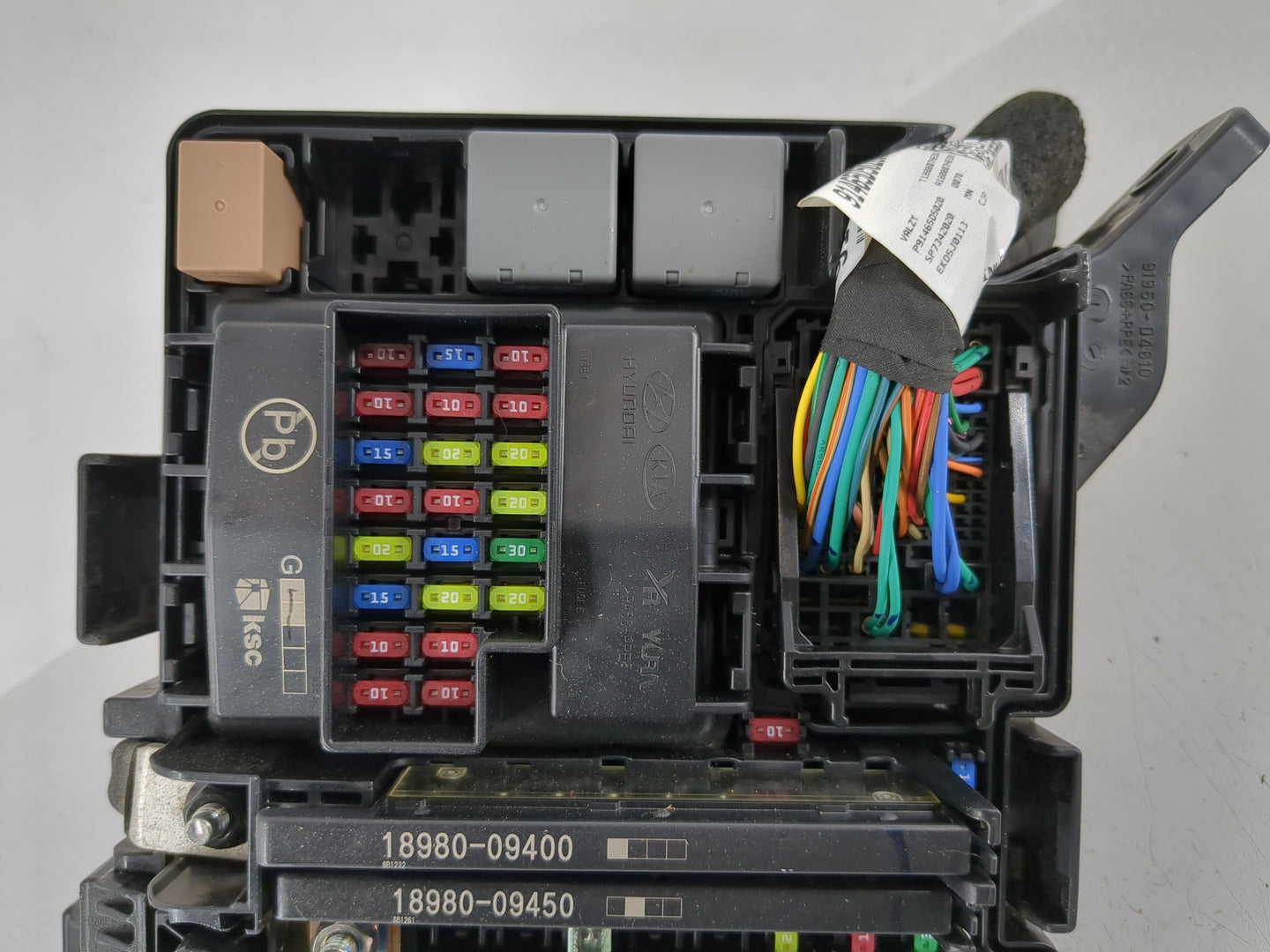 2016-2019 Kia Optima Fusebox Fuse Box Panel Relay Module P/N:91950-D5861 Fits Fits 2016 2017 2018 2019 OEM Used Auto Parts -