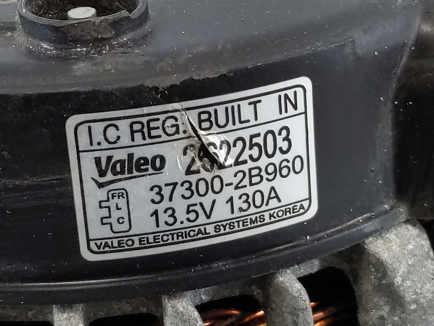 2016-2020 Kia Optima Alternator Replacement Generator Charging Assembly Engine OEM P/N:37300-2B960 Fits OEM Used Auto Parts 