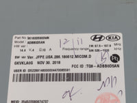 2019-2020 Kia Optima Radio AM FM Cd Player Receiver Replacement P/N:96160D5900WK Fits Fits 2019 2020 OEM Used Auto Parts - O