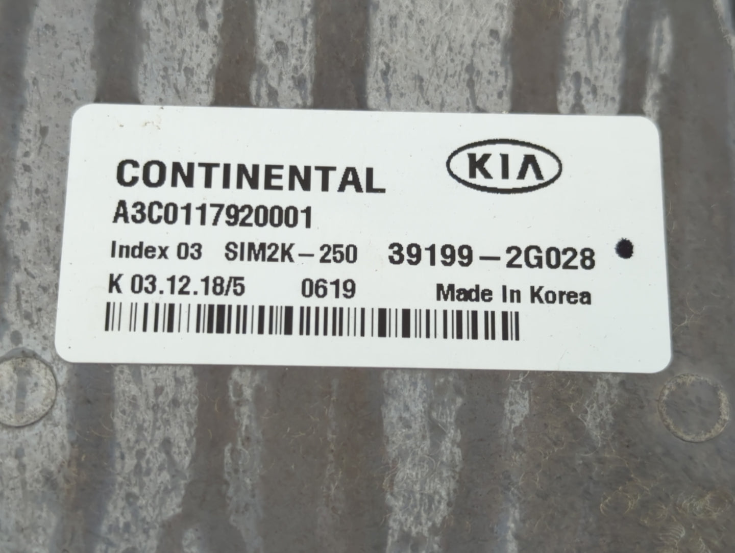 2019-2020 Kia Optima PCM Engine Control Computer ECU ECM PCU OEM P/N:39199-2G028 39171-2GJL5, 39170-2GJL5 Fits Fits 2019 202