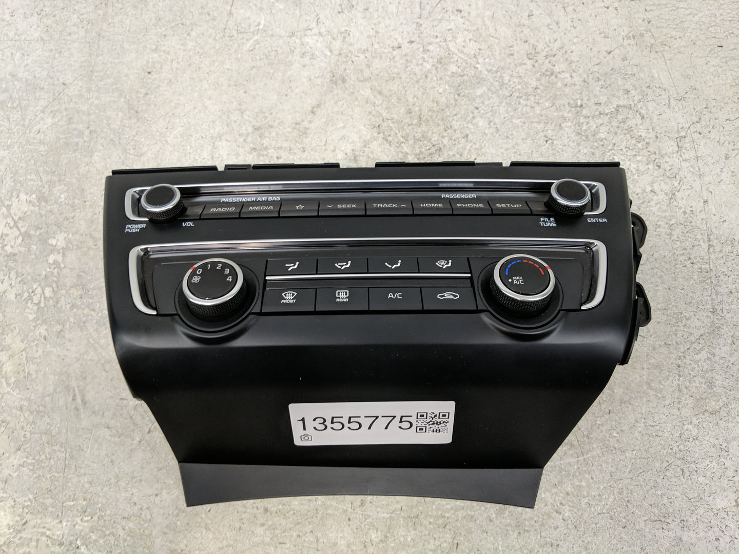 2019-2020 Kia Optima Radio AM FM Cd Player Receiver Replacement P/N:96540D5GA0WK Fits Fits 2019 2020 OEM Used Auto Parts - O