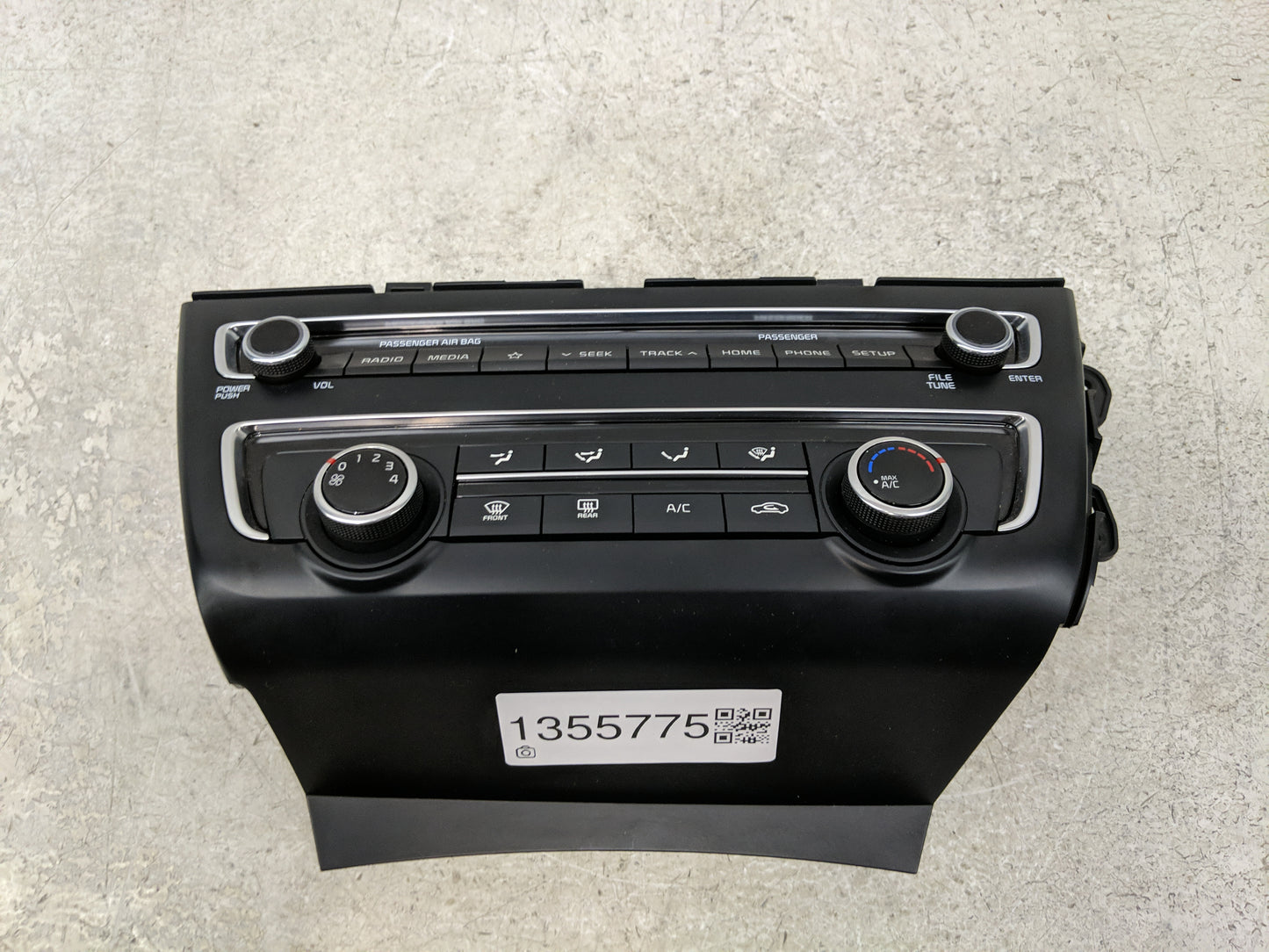 2019-2020 Kia Optima Radio AM FM Cd Player Receiver Replacement P/N:96540D5GA0WK Fits Fits 2019 2020 OEM Used Auto Parts - O