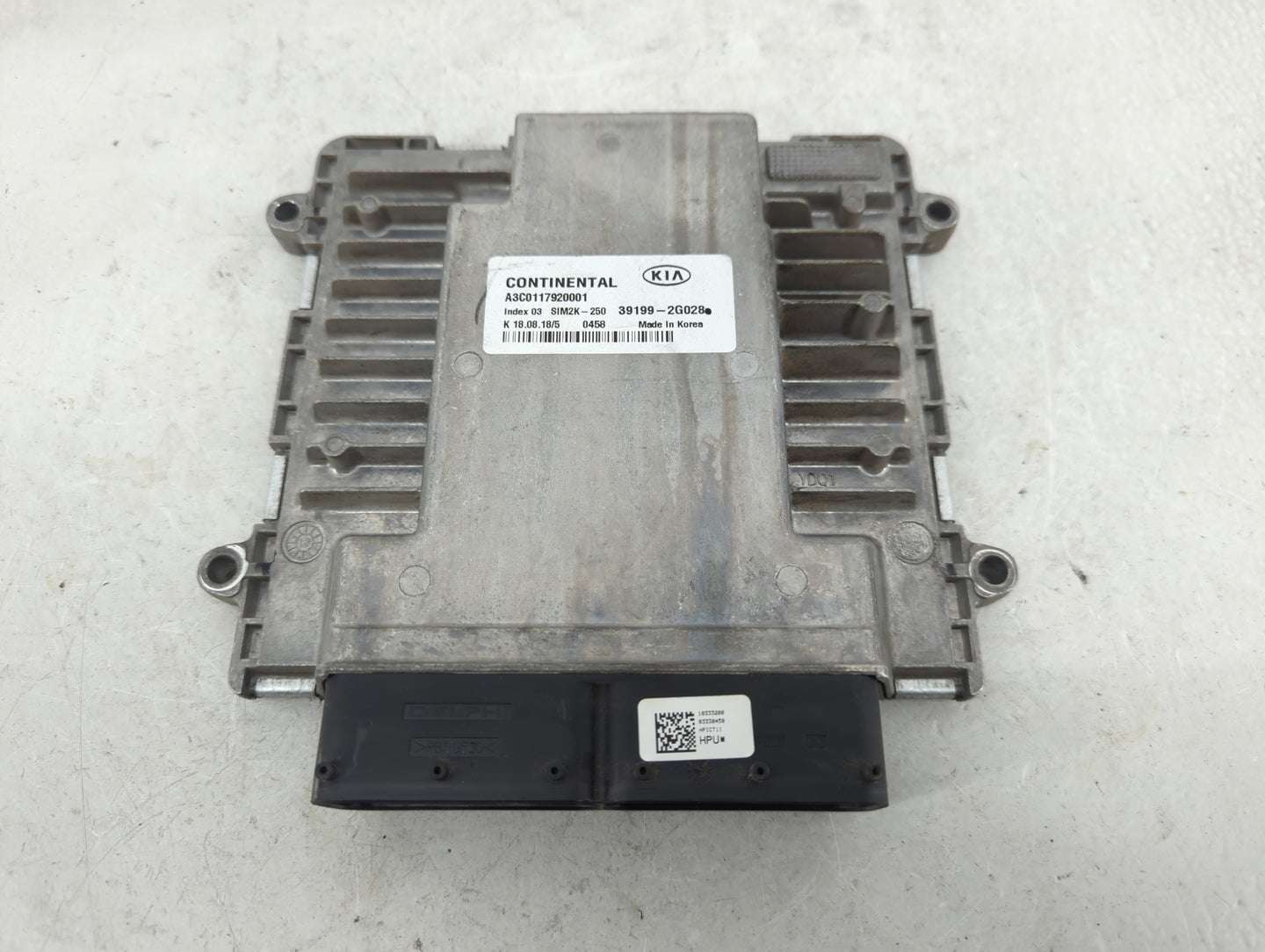 2019-2020 Kia Optima PCM Engine Control Computer ECU ECM PCU OEM P/N:39199-2G028 Fits Fits 2019 2020 OEM Used Auto Parts - O
