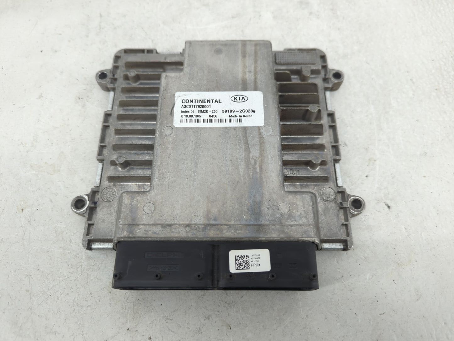 2019-2020 Kia Optima PCM Engine Control Computer ECU ECM PCU OEM P/N:39199-2G028 Fits Fits 2019 2020 OEM Used Auto Parts - O