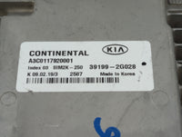 2019-2020 Kia Optima PCM Engine Control Computer ECU ECM PCU OEM P/N:39199-2G028 Fits Fits 2019 2020 OEM Used Auto Parts - O