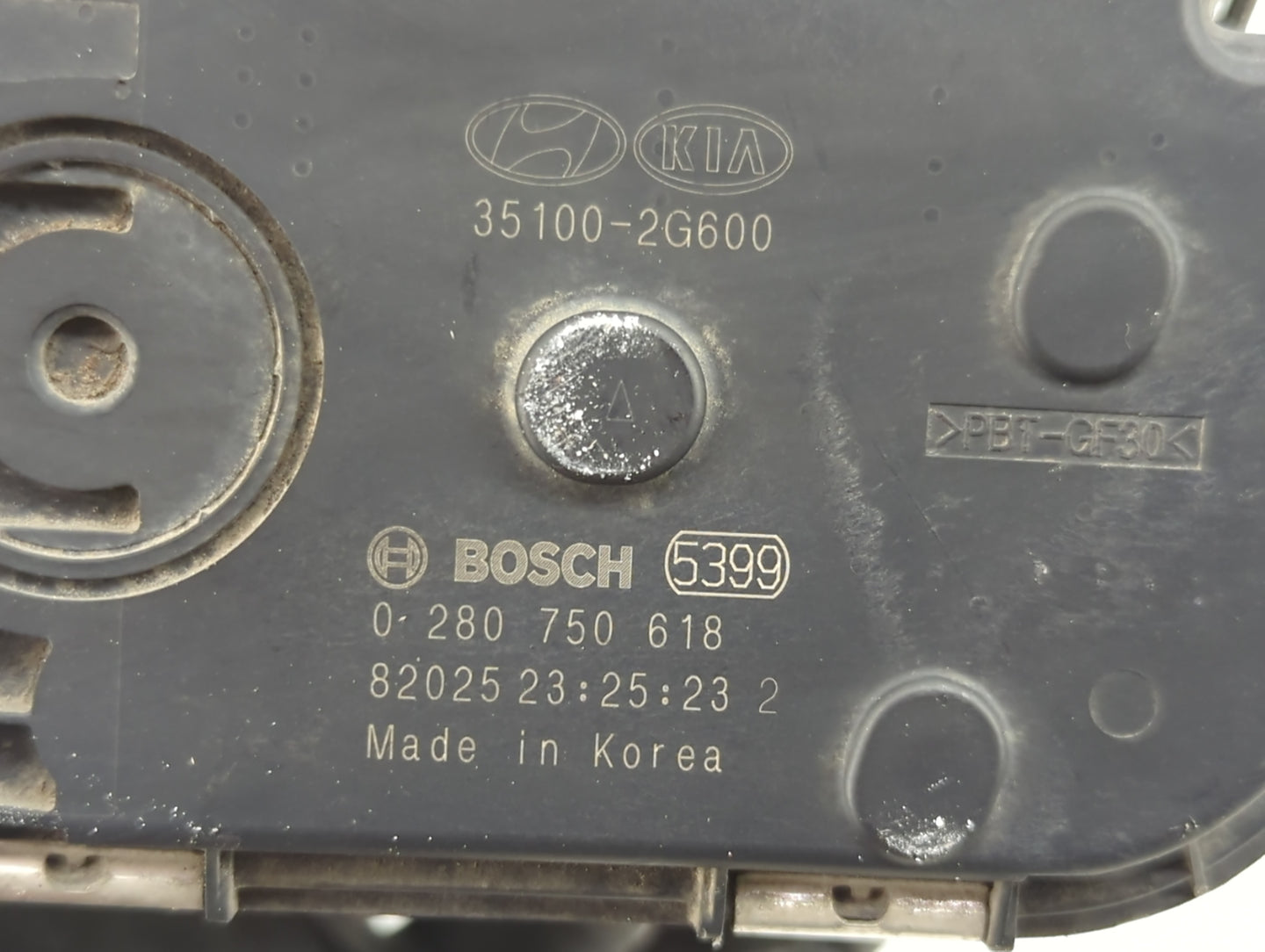 2016-2020 Kia Optima Throttle Body P/N:0 280 750 618 35100-2G600 Fits Fits 2015 2016 2017 2018 2019 2020 2021 OEM Used Auto 