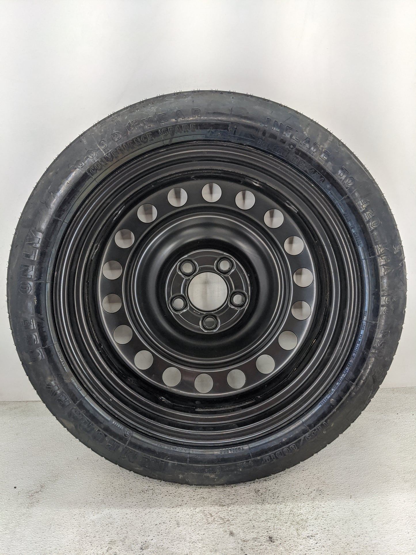 2019 Kia Optima Spare Donut Tire Wheel Rim Oem - Oemusedautoparts1.com