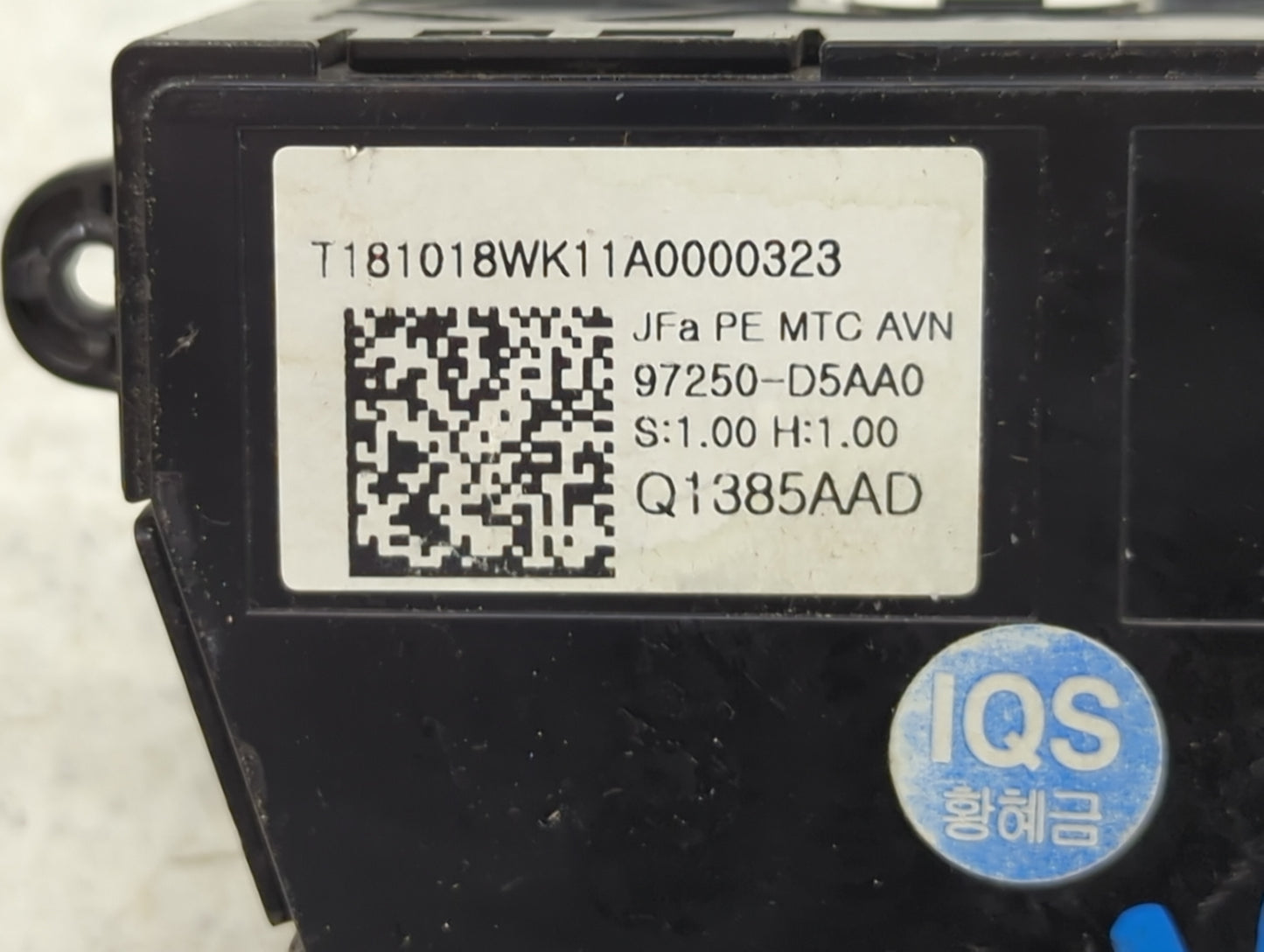 2019-2020 Kia Optima Climate Control Module Temperature AC/Heater Replacement P/N:97250-D5AA0 Fits Fits 2019 2020 OEM Used A