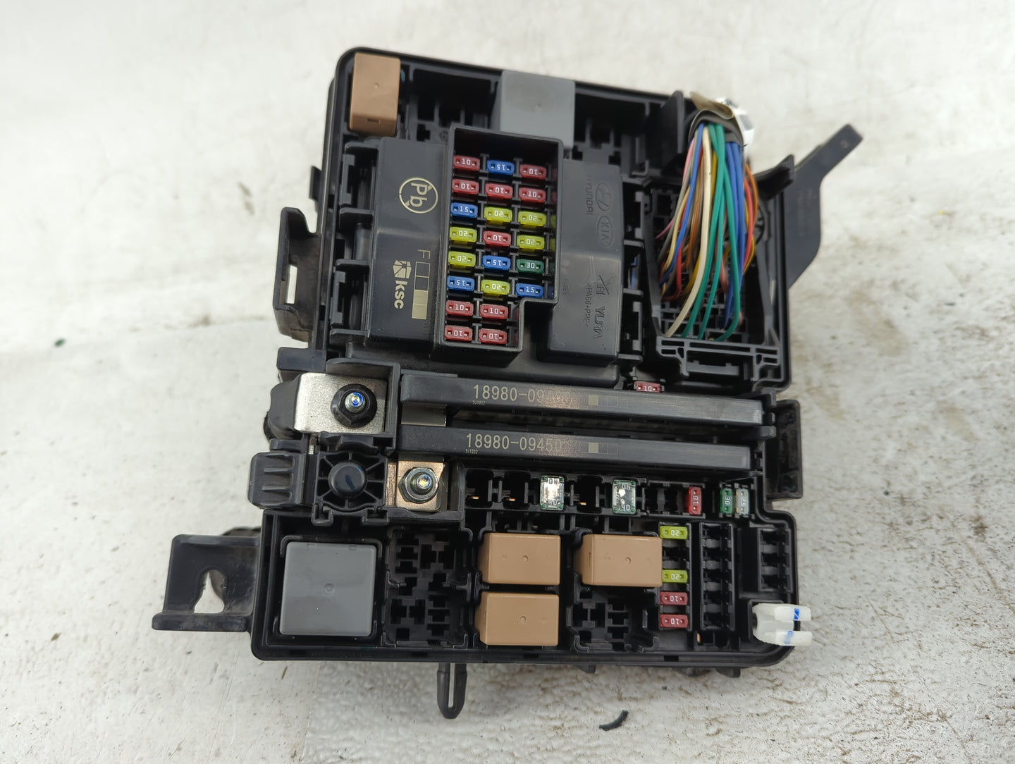 2016-2019 Kia Optima Fusebox Fuse Box Panel Relay Module P/N:91202D5200JA Fits Fits 2016 2017 2018 2019 OEM Used Auto Parts 