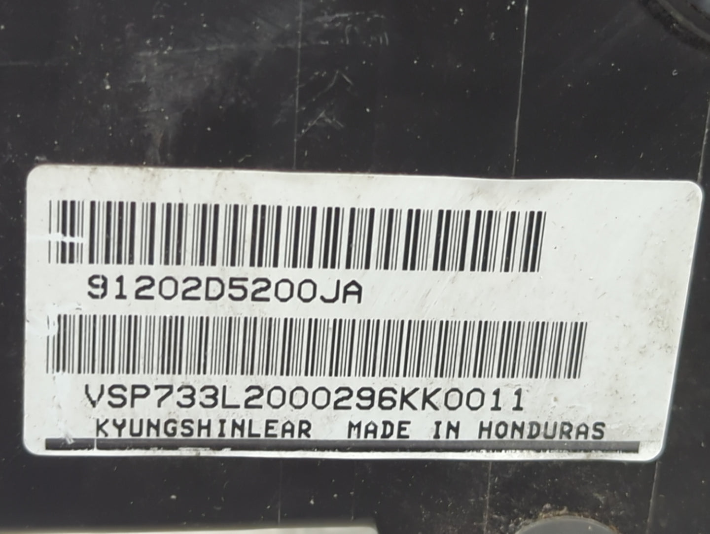 2016-2019 Kia Optima Fusebox Fuse Box Panel Relay Module P/N:91202D5200JA Fits Fits 2016 2017 2018 2019 OEM Used Auto Parts 