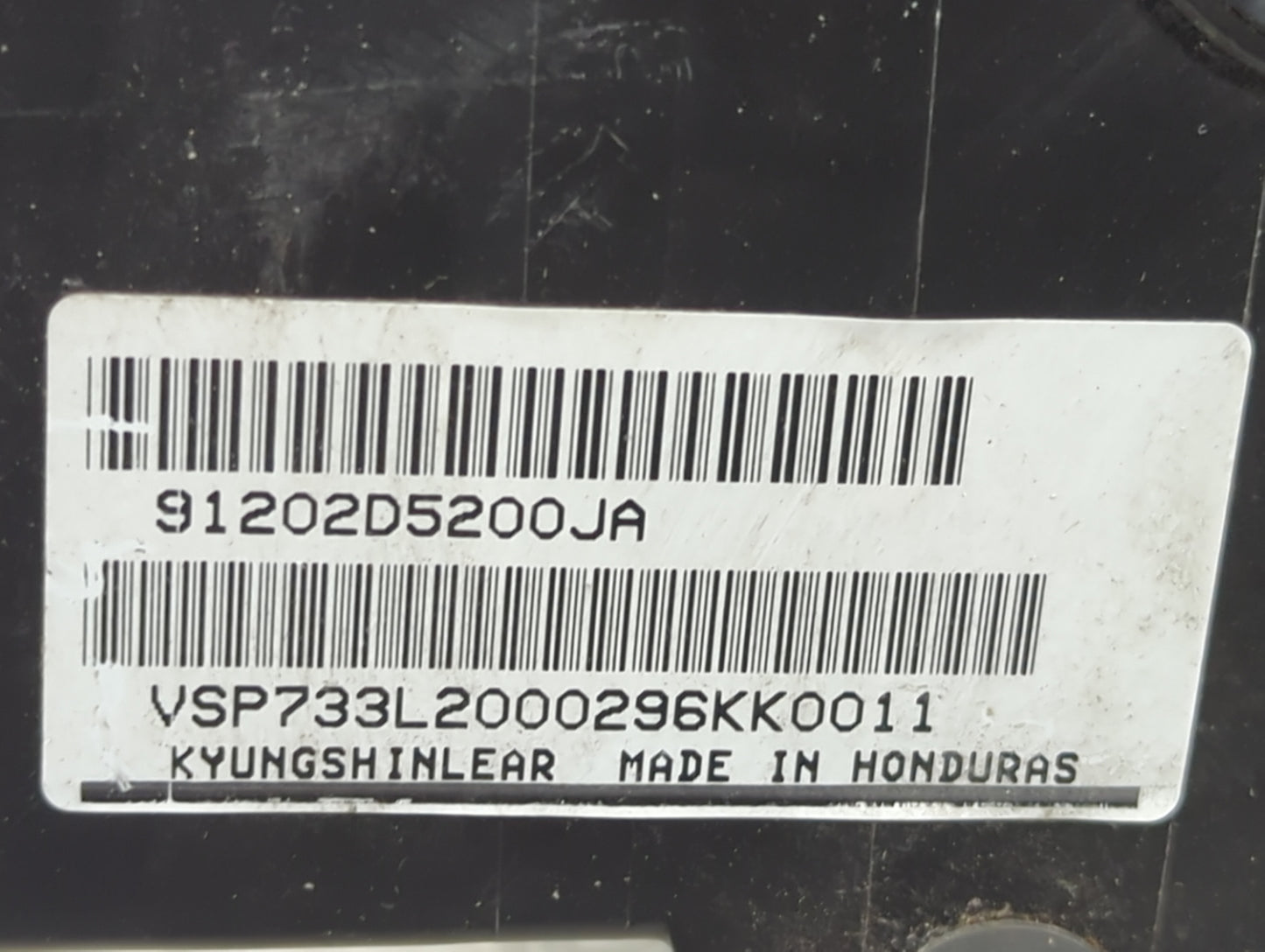 2016-2019 Kia Optima Fusebox Fuse Box Panel Relay Module P/N:91202D5200JA Fits Fits 2016 2017 2018 2019 OEM Used Auto Parts 