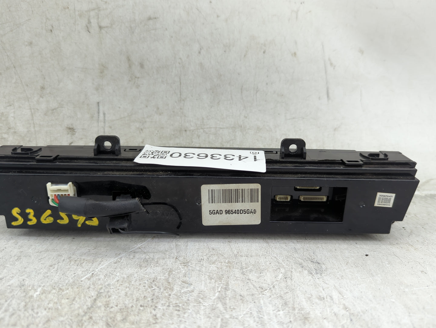 2019-2020 Kia Optima Radio Control Panel Black - Oemusedautoparts1.com