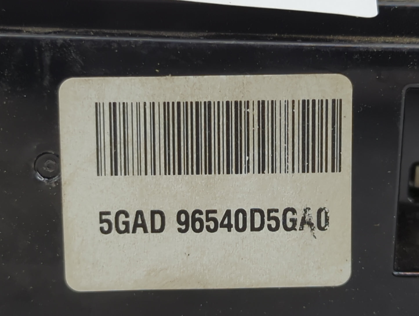 2019-2020 Kia Optima Radio Control Panel Black - Oemusedautoparts1.com