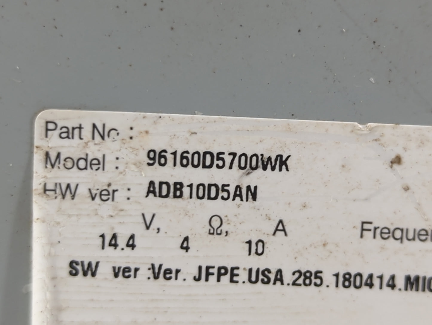 2019 Kia Optima Information Display Screen - Oemusedautoparts1.com