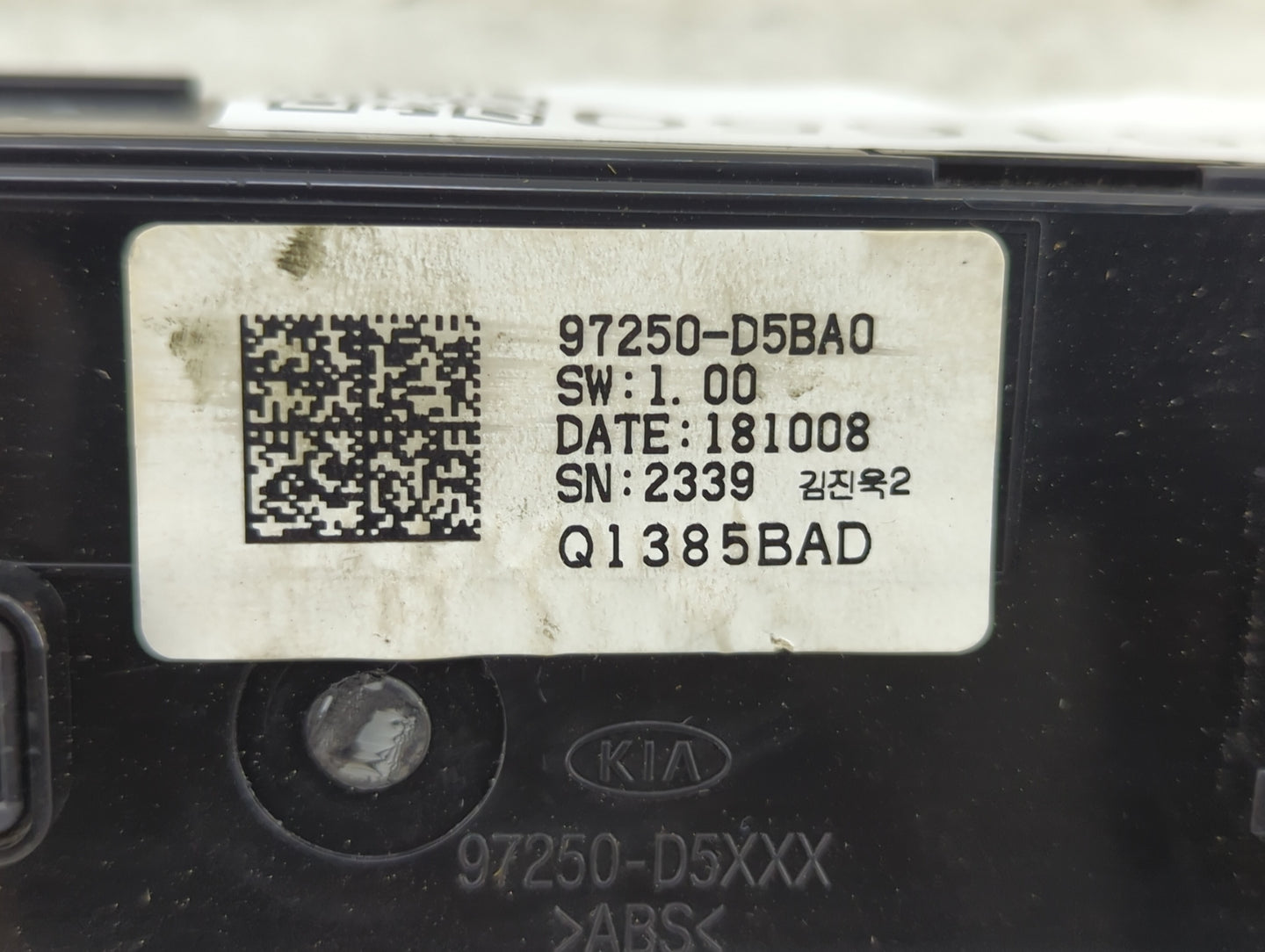2017-2019 Kia Optima Climate Control Module Temperature AC/Heater Replacement P/N:97250-D5BA0 Fits Fits 2017 2018 2019 OEM U