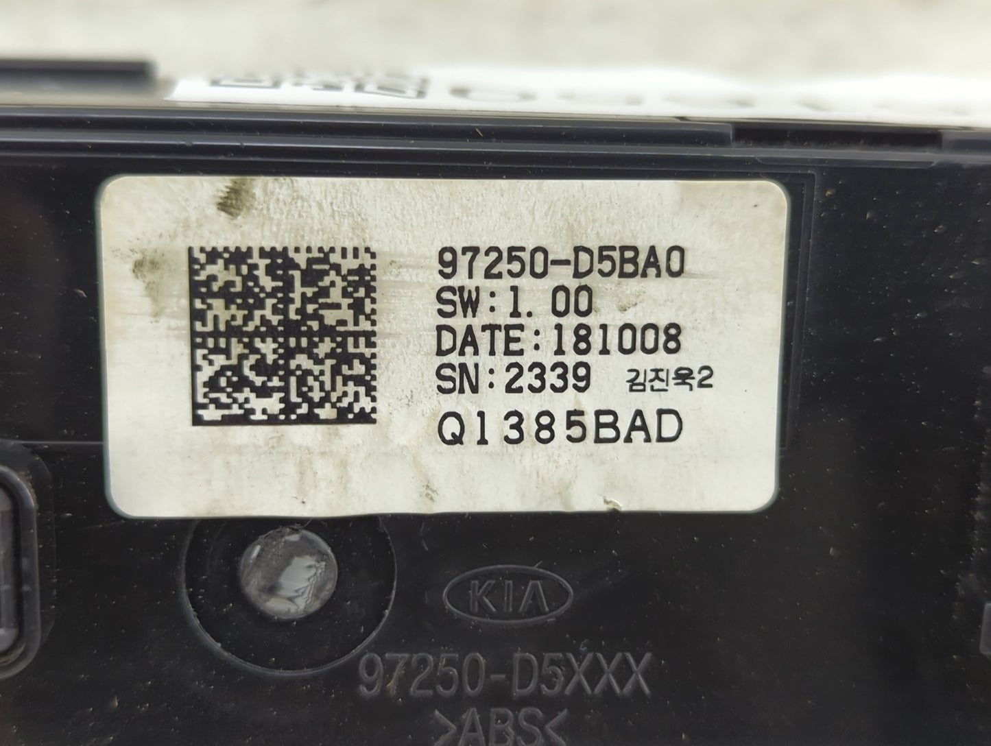 2017-2019 Kia Optima Climate Control Module Temperature AC/Heater Replacement P/N:97250-D5BA0 Fits Fits 2017 2018 2019 OEM U