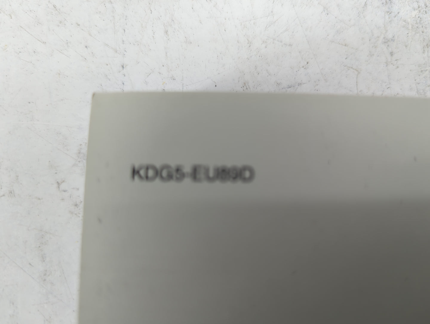 2019 Kia Optima Owners Manual Book Guide P/N:KDG5-EU89D OEM Used Auto Parts - Oemusedautoparts1.com