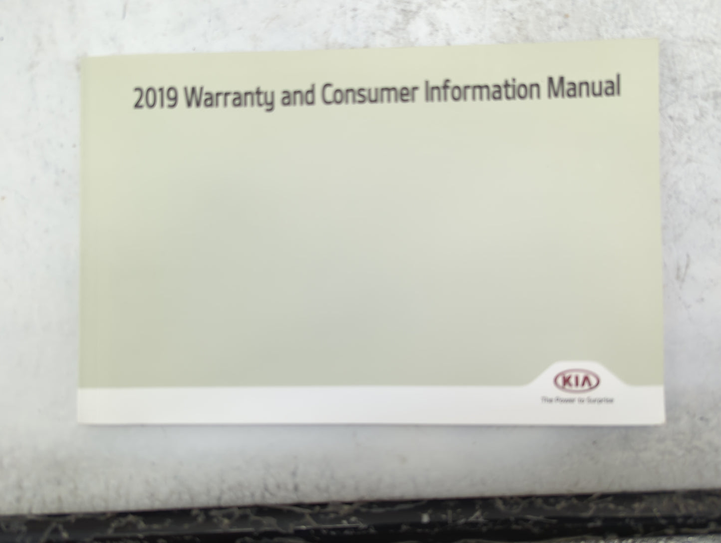 2019 Kia Optima Owners Manual Book Guide P/N:KDG5-EU89D OEM Used Auto Parts - Oemusedautoparts1.com