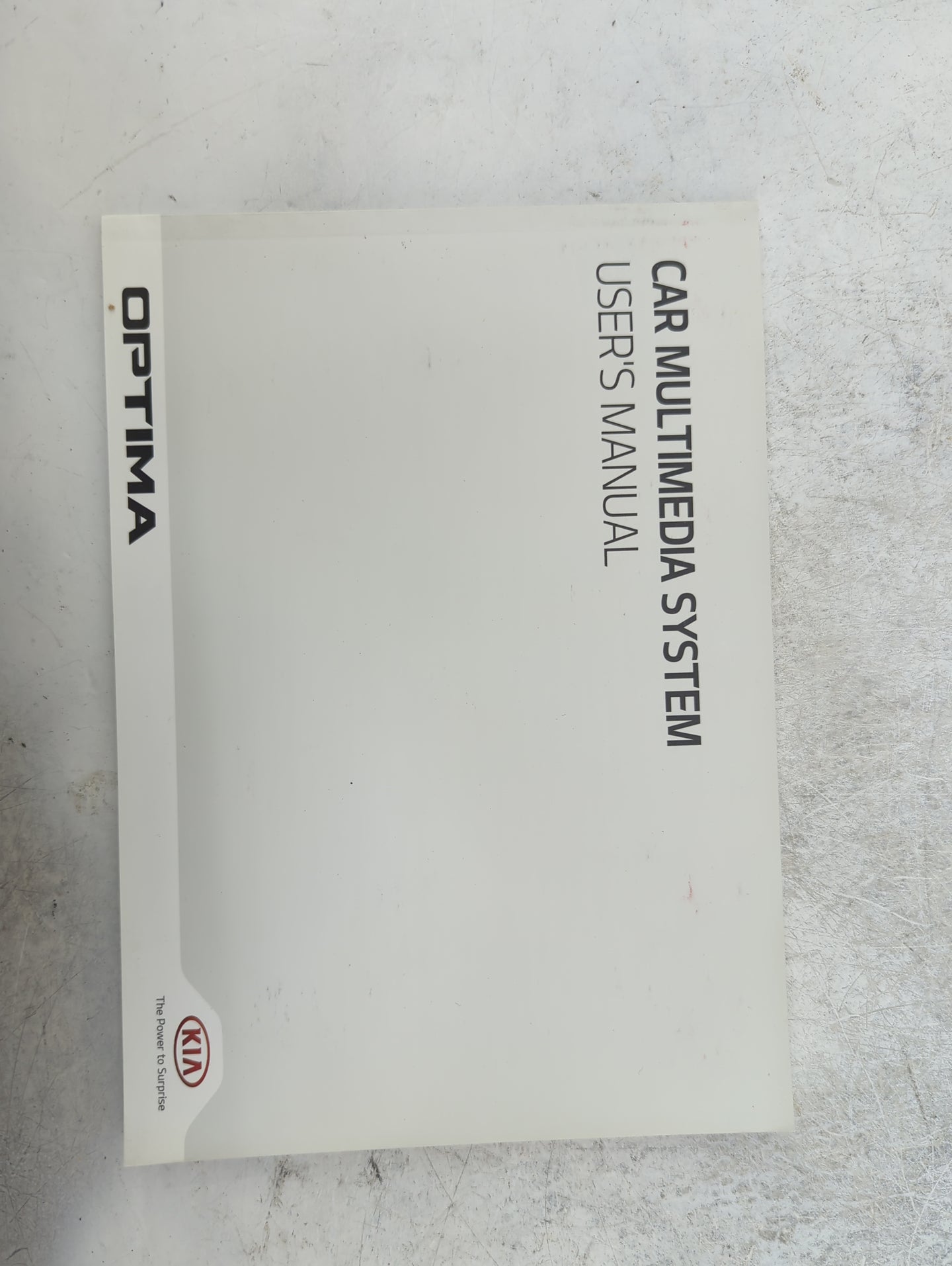 2019 Kia Optima Owners Manual Book Guide P/N:KDG5-EU89D OEM Used Auto Parts - Oemusedautoparts1.com
