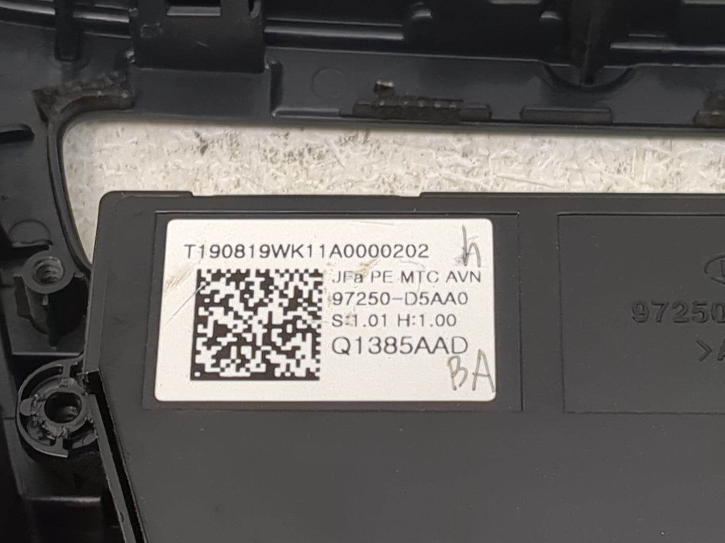 2019-2020 Kia Optima Climate Control Module Temperature AC/Heater Replacement P/N:97250-D5AA0 Fits Fits 2019 2020 OEM Used A