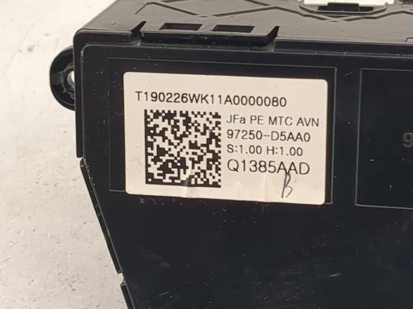 2019-2020 Kia Optima Climate Control Module Temperature AC/Heater Replacement P/N:97250-D5AA0 Fits Fits 2019 2020 OEM Used A