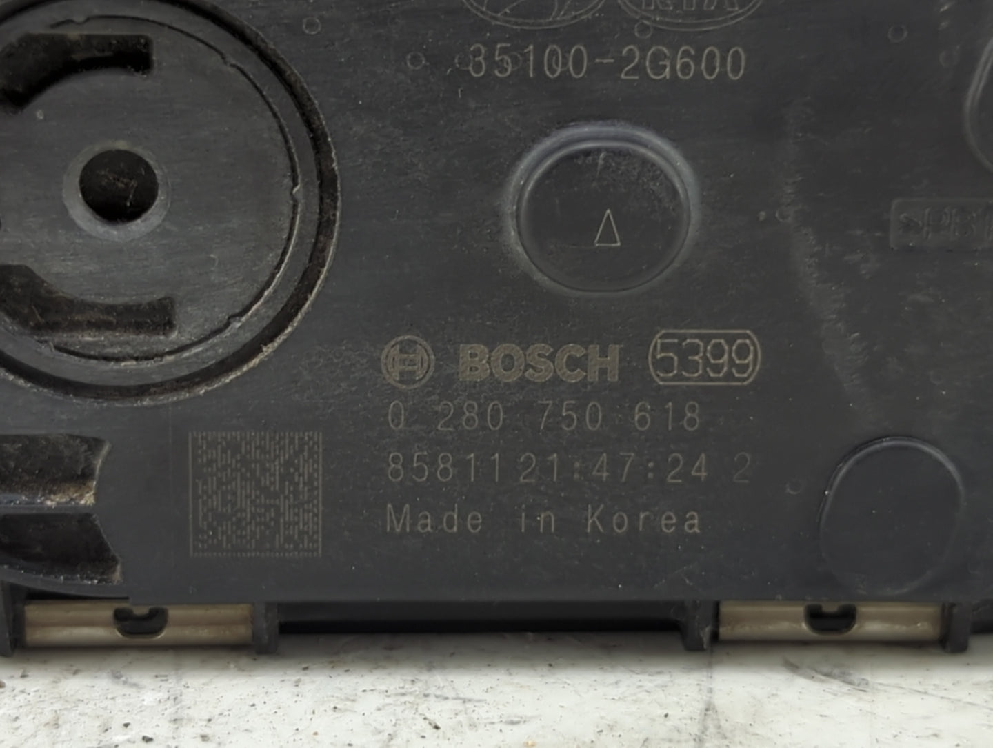 2016-2020 Kia Optima Throttle Body P/N:35100-2G600 0 280 750 618 Fits Fits 2015 2016 2017 2018 2019 2020 2021 OEM Used Auto 