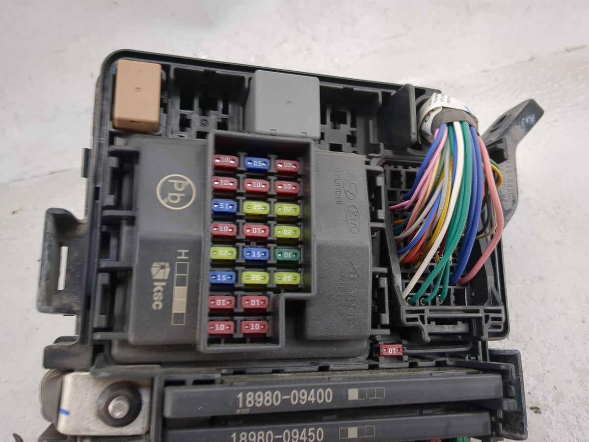2016-2019 Kia Optima Fusebox Fuse Box Panel Relay Module P/N:18980-09400 18980-09450, 91950-D584 Fits Fits 2016 2017 2018 20