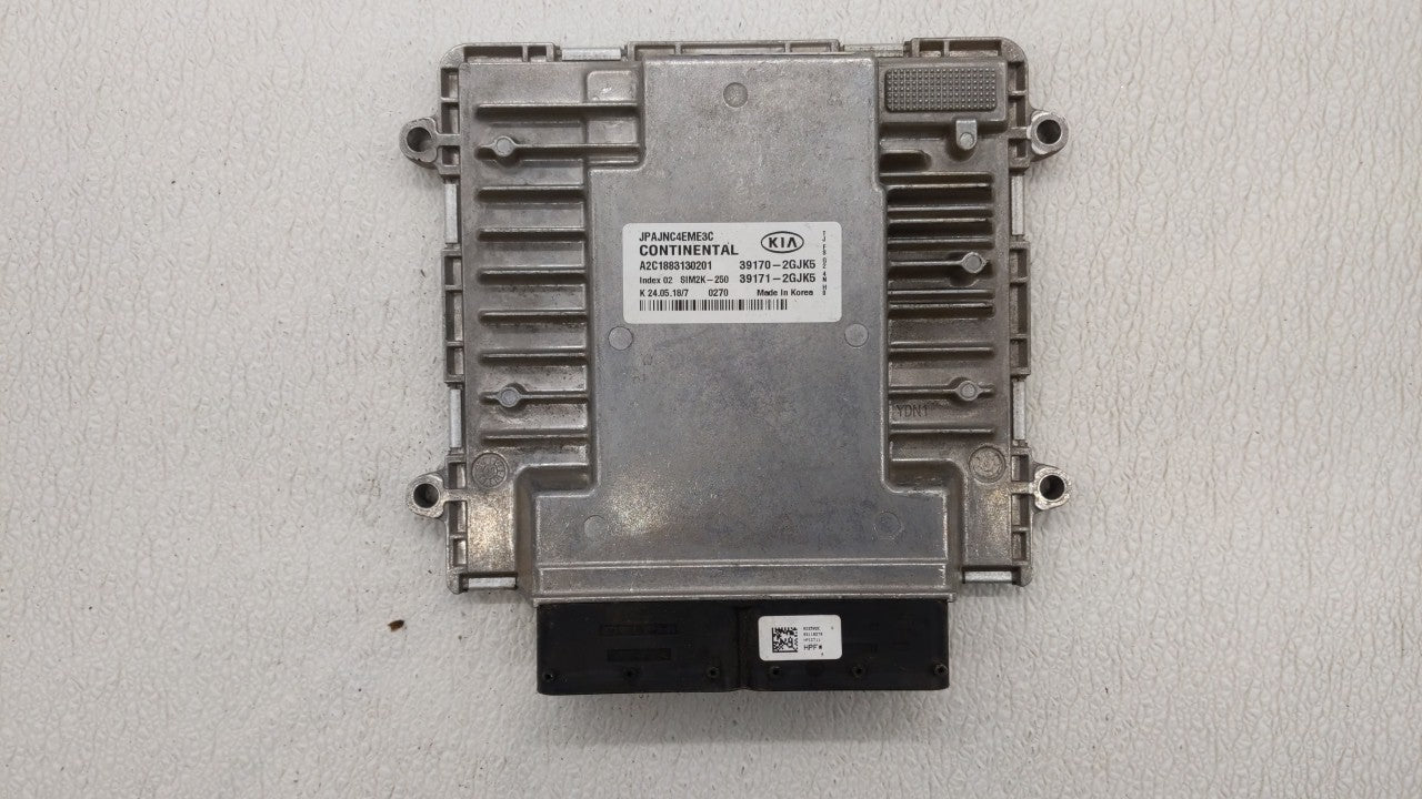 2019 Kia Optima PCM Engine Control Computer ECU ECM PCU OEM P/N:39199-2G028 39170-2GJK5, 39171-2GJK5 Fits OEM Used Auto Part