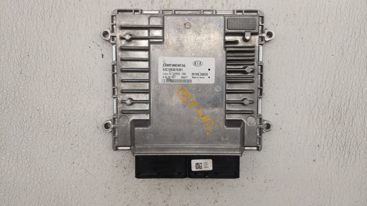 2019-2020 Kia Optima PCM Engine Control Computer ECU ECM PCU OEM P/N:39171-2GJK5 39199-2G028 Fits Fits 2019 2020 OEM Used Au