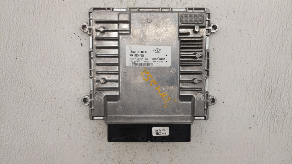 2019-2020 Kia Optima PCM Engine Control Computer ECU ECM PCU OEM P/N:39171-2GJK5 39199-2G028 Fits 2019 2020 OEM Used Auto Pa