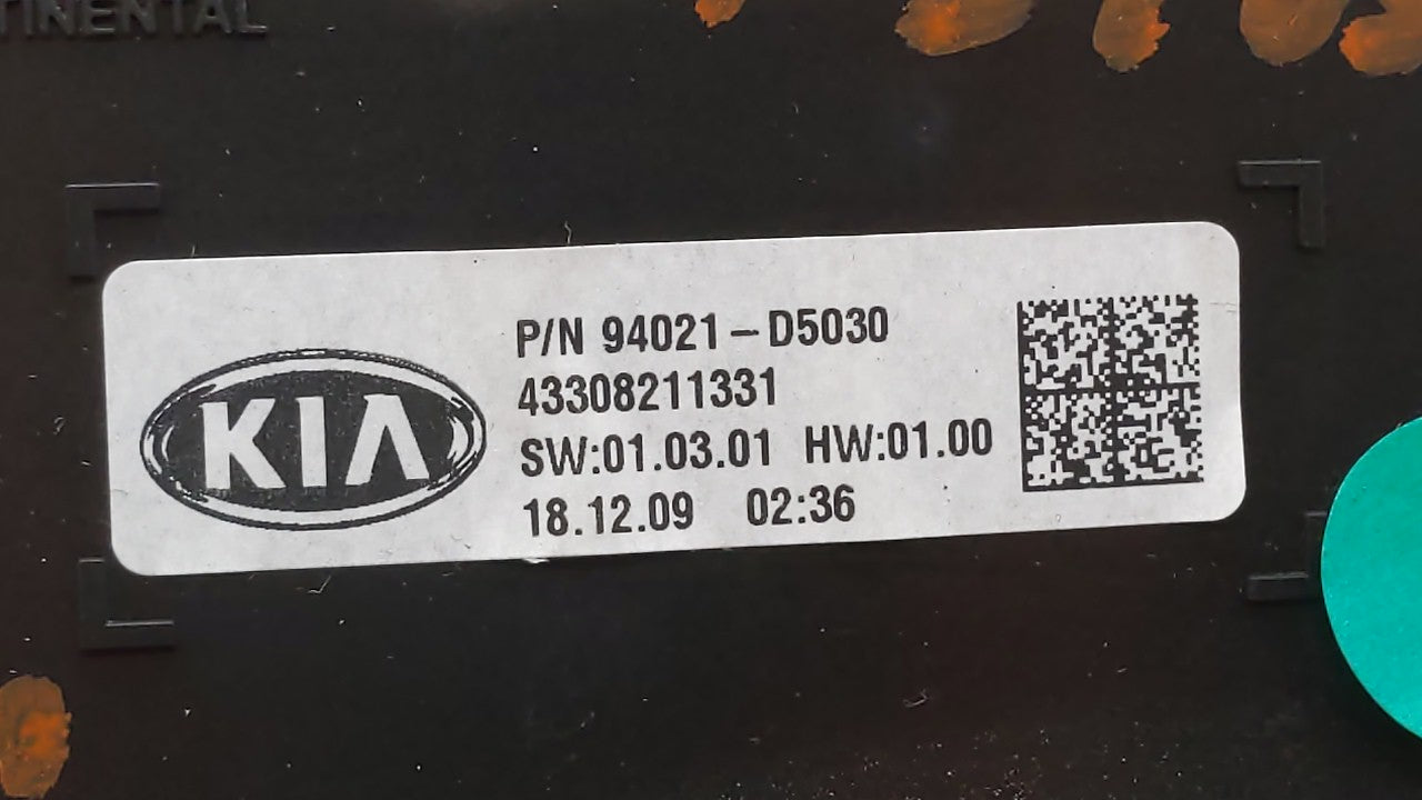 2019-2020 Kia Optima Instrument Cluster Speedometer Gauges P/N:94021-D5030 94021D5030 Fits Fits 2019 2020 OEM Used Auto Part