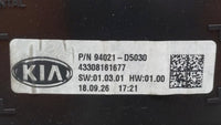 2019 Kia Optima Instrument Cluster Speedometer Gauges P/N:94021-D5030 94021D5030 Fits OEM Used Auto Parts - Oemusedautoparts