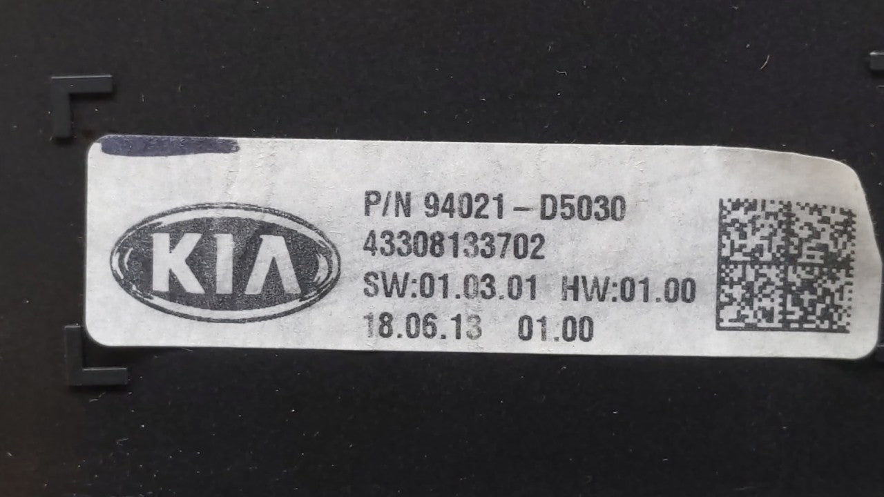 2019 Kia Optima Instrument Cluster Speedometer Gauges P/N:94021-D5030 94021D5030 Fits OEM Used Auto Parts - Oemusedautoparts