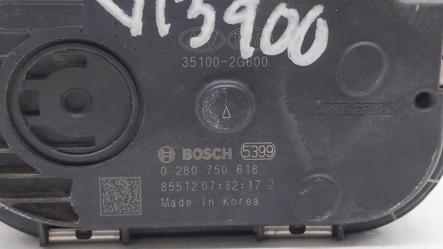 2016-2019 Kia Optima Throttle Body P/N:35100-2G600 Fits Fits 2015 2016 2017 2018 2019 OEM Used Auto Parts - Oemusedautoparts