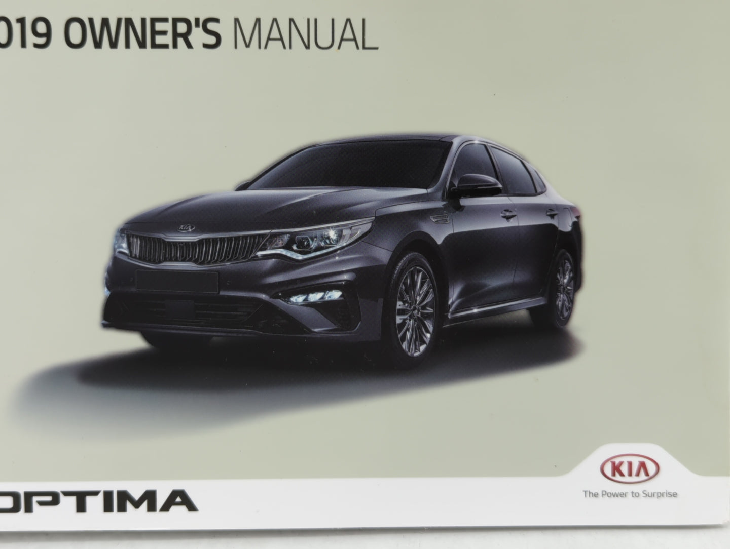 2019 Kia Optima Owners Manual Book Guide OEM Used Auto Parts - Oemusedautoparts1.com