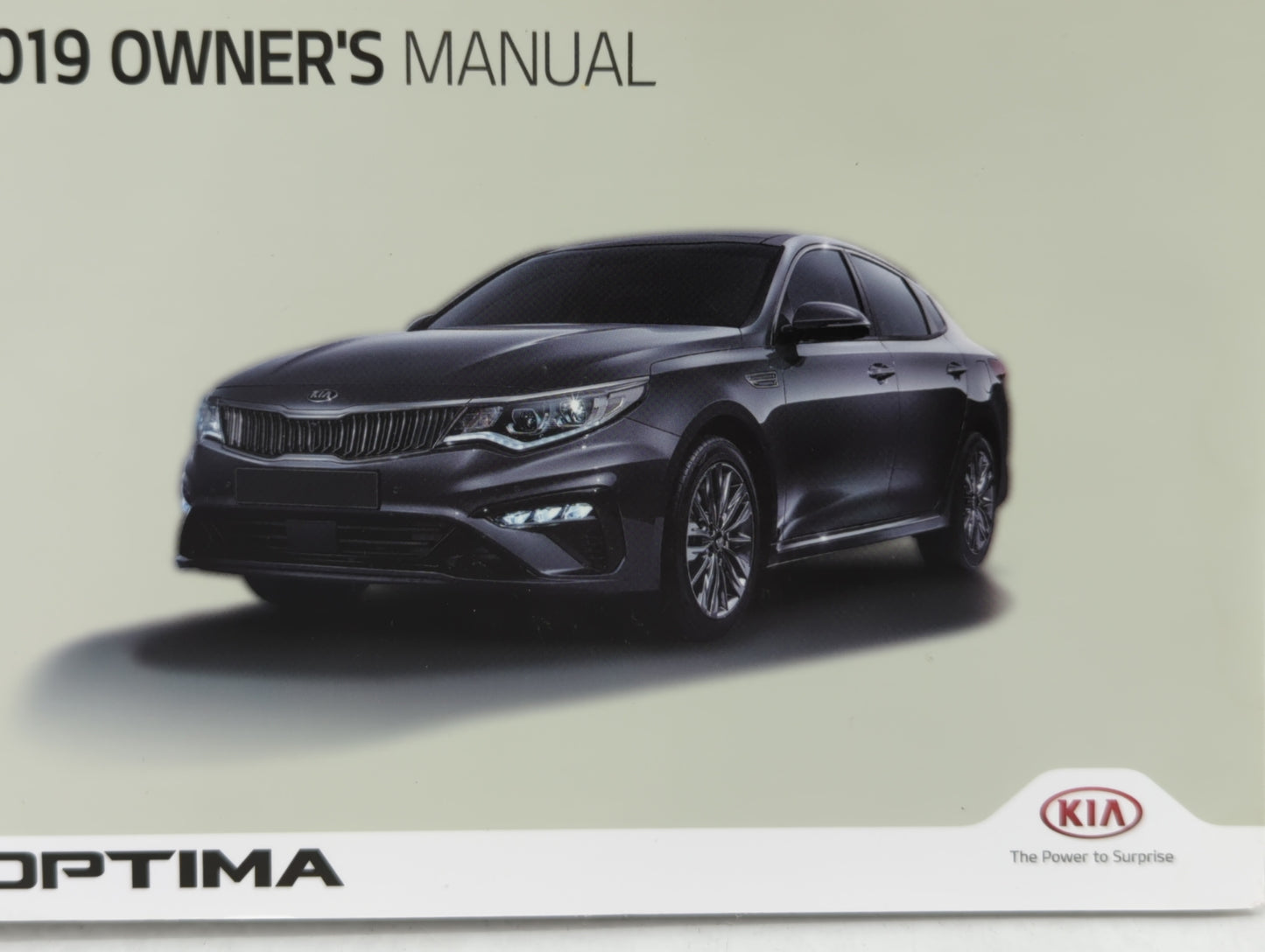 2019 Kia Optima Owners Manual Book Guide OEM Used Auto Parts - Oemusedautoparts1.com