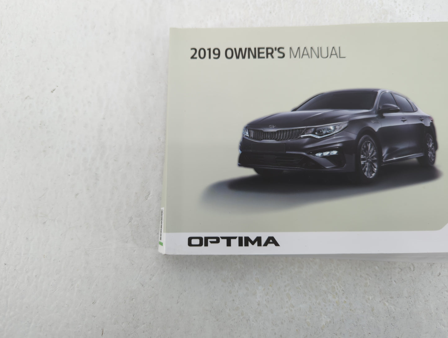 2019 Kia Optima Owners Manual Book Guide OEM Used Auto Parts - Oemusedautoparts1.com