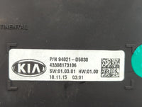 2019-2020 Kia Optima Instrument Cluster Speedometer Gauges P/N:94021-D5030 94021D5030 Fits Fits 2019 2020 OEM Used Auto Part