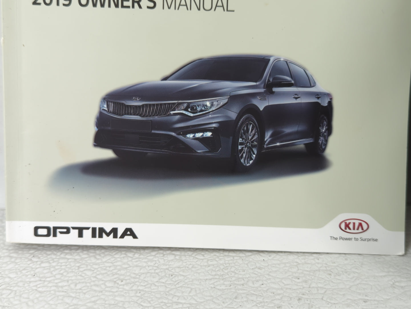 2019 Kia Optima Owners Manual Book Guide OEM Used Auto Parts - Oemusedautoparts1.com
