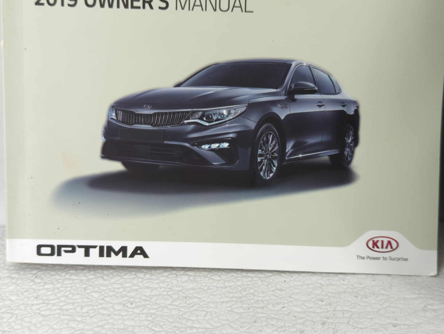 2019 Kia Optima Owners Manual Book Guide OEM Used Auto Parts - Oemusedautoparts1.com