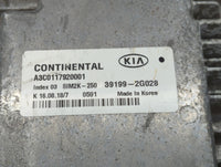 2019-2020 Kia Optima PCM Engine Control Computer ECU ECM PCU OEM P/N:39199-2G028 Fits Fits 2019 2020 OEM Used Auto Parts - O