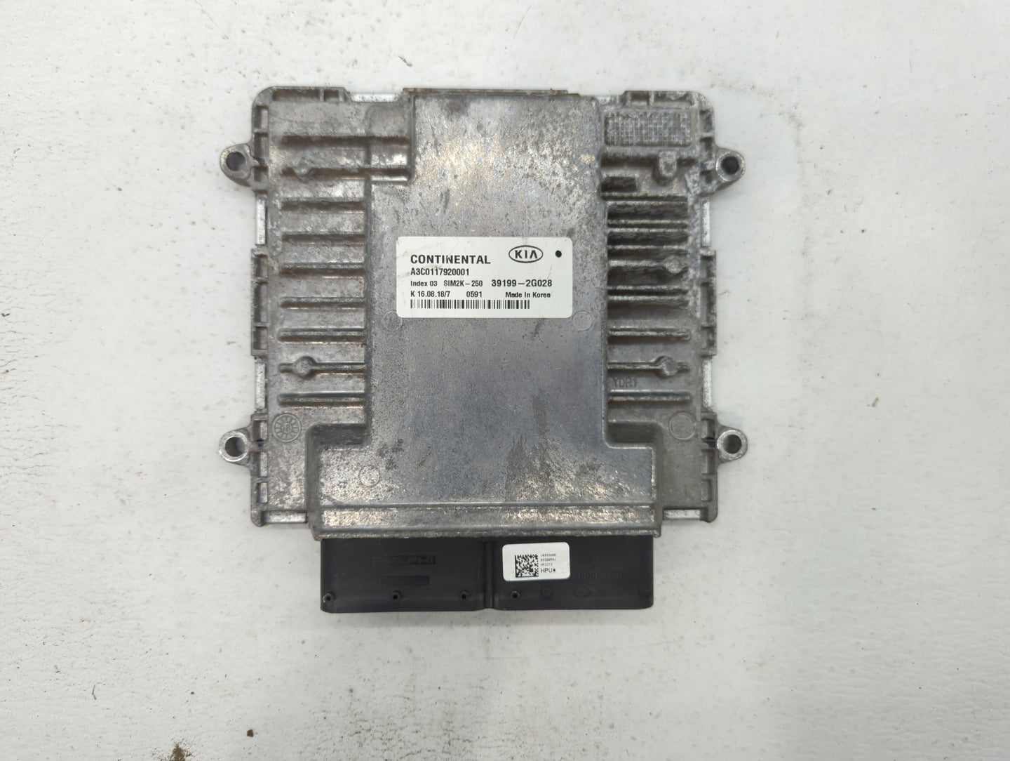 2019-2020 Kia Optima PCM Engine Control Computer ECU ECM PCU OEM P/N:39199-2G028 Fits Fits 2019 2020 OEM Used Auto Parts - O