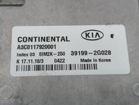 2019-2020 Kia Optima PCM Engine Control Computer ECU ECM PCU OEM P/N:39199-2G028 Fits Fits 2019 2020 OEM Used Auto Parts - O